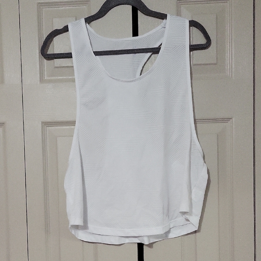 SHEIN Cut Out Sleeveless Workout Tank Top
